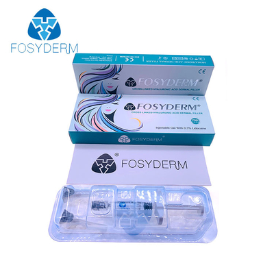 Riempitore cutaneo acido ialuronico di Fosyderm per l'iniezione 24mg/Ml delle labbra del fronte