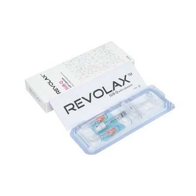 1.1 ml Riempitivi per labbra cutanei Revolax Fine Deep Sub-Q per anti rughe Iniezione di acido ialuronico