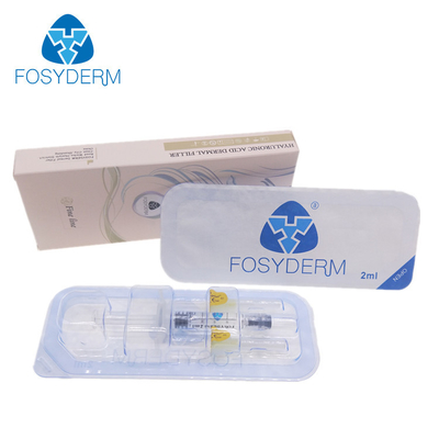 Siringa cutanea dell'acido ialuronico dell'iniezione 2ml del riempitore di cura personale del fronte di Fosyderm