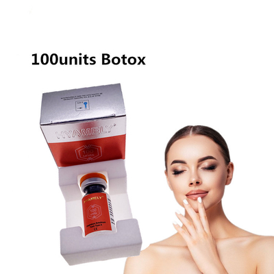L'iniezione di Botox di 100 unità elimina le linee sottili facciali