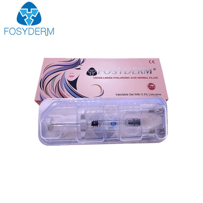 L'incrocio puro di Fosyderm 100% ha collegato l'acido ialuronico dell'iniezione 1ml per il riempitore del labbro