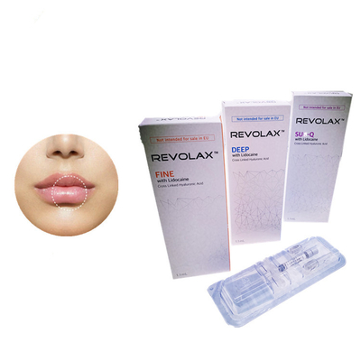 Riempitore cutaneo acido ialuronico iniettabile profondo fine di Revolax sotto Q per il labbro
