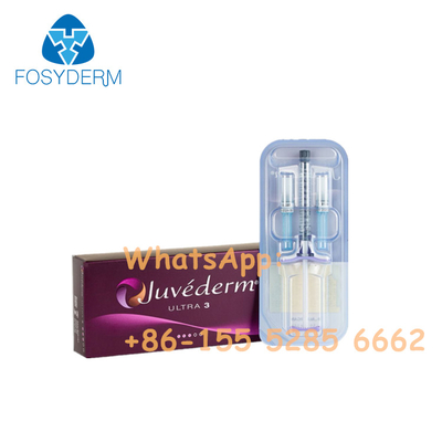 gel acido ialuronico Juvederm delle iniezioni cutanee del labbro di 2*1ml per il fronte