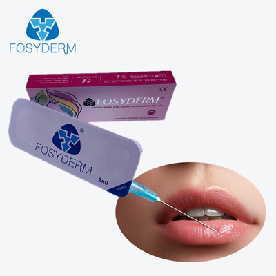 Un riempitore cutaneo acido ialuronico da 2 ml Fosyderm Derm per le labbra e le grinze medie