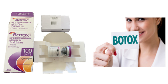 Grinze di Allergan Botox 100iu delle iniezioni della tossina botulinica di cura di pelle anti
