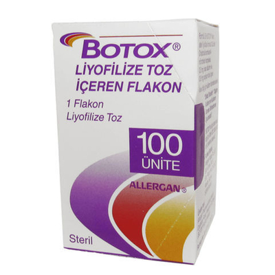 iniezione della polvere della tossina botulinica di 100units Allergan  per le anti grinze
