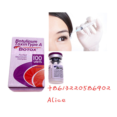 Tipo di Allergan Botox delle iniezioni della tossina botulinica di cura di pelle un 100units