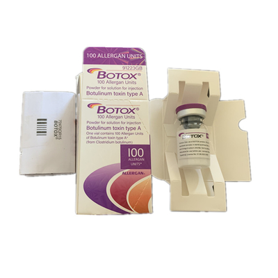 Allergan Botox 100 unità che riducono la tossina botulinica dell'iniezione delle grinze