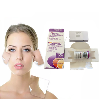 Allergan 100unità Tossina botulinica Iniezione Bellezza Cura della pelle per le rughe