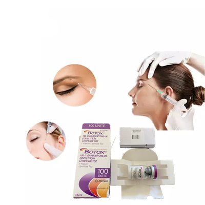 Allergan 100unità Tossina botulinica Iniezione Bellezza Cura della pelle per le rughe