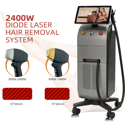 Potente nuovo diodo di ghiaccio da 808 nm Trio 3 onde diodo laser 810 nm depilazione 808 nm depilazione 3 onde Titanio Medical Machi