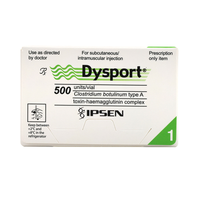 Dysport Botulinum Toxin tipo A 100 unità per la rimozione delle rughe