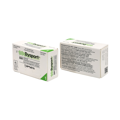 Dysport Botulinum Toxin tipo A 100 unità per la rimozione delle rughe