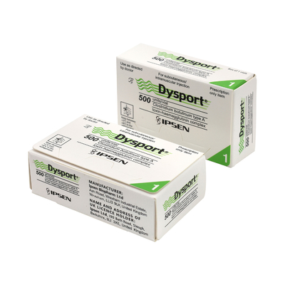 Iniezione di tossina botulinica Dysport Allergan 100iu Tipo A