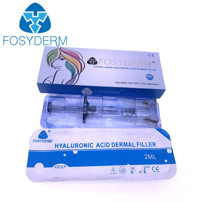 Fosyderm Filler Cross-linked Dermal Filler Acido ialuronico 2 ml per iniezione profonda