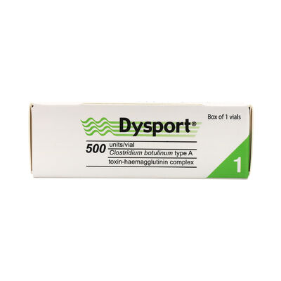 Dysport 500 u Tossina botulinica cura della pelle rotture rimozione iniezione di