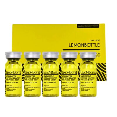 Siero Mesoterapico Iniettabile al Limone 10ml per Sciogliere il Grasso