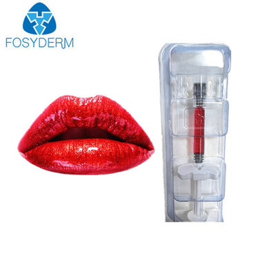 Filler dermici per labbra rosse arricchiti con acido ialuronico iniettabile da 1 ml