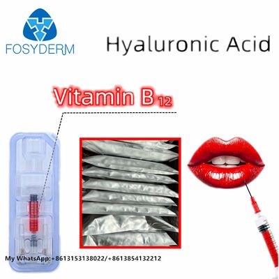 Filler labbra rosse con iniezione di vitamina B12 Filler acido ialuronico Bellezza Ingrandimento labbra 1 ml