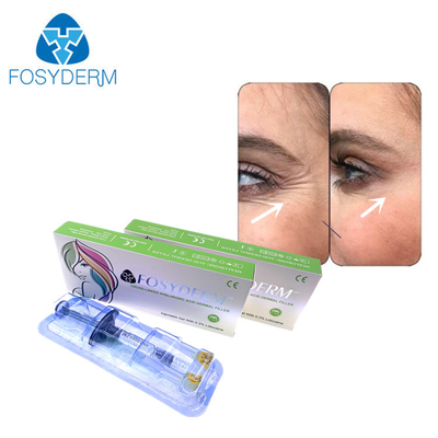 Riempitore cutaneo acido iniettabile di Fosyderm Hyaluornic con i riempitori del fronte del naso del labbro del lidociane 2ml