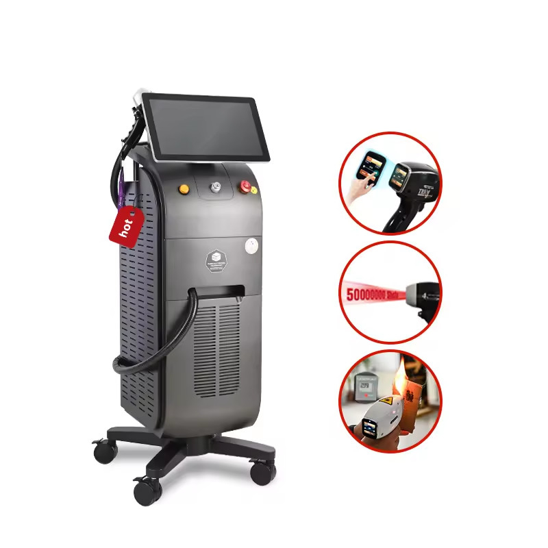 1-10 Hz di frequenza di ripetizione Diode Laser Machine Parts With Skin Contact Sensor
