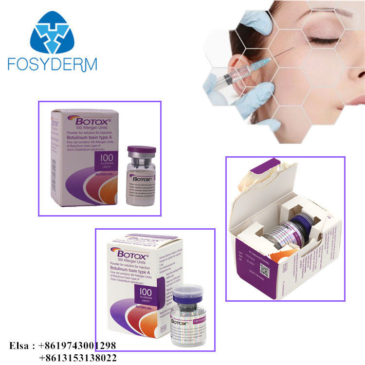 Allergan botox 100iu Iniezione di tossina botulinica Botox Acido ialuronico