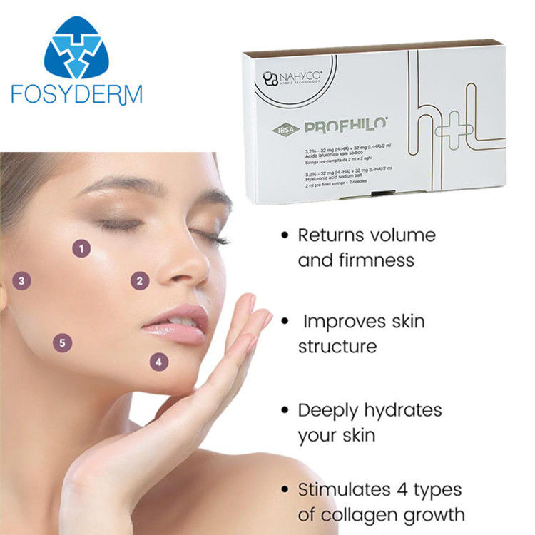 Migliora la struttura della pelle Iniezione Profhilo antiebrante antigianimero restituita la bellezza