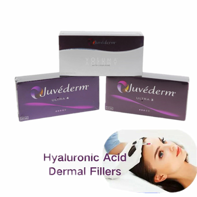 Juvederm Voluma Hyaluonic acid dermal filler Injectable filler for facial sculptra