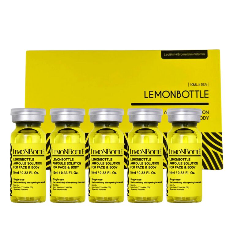 Siero Mesoterapico Iniettabile al Limone 10ml per Sciogliere il Grasso