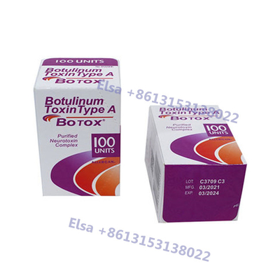Tipo della tossina botulinica di Allergan  100iu un  cosmetico