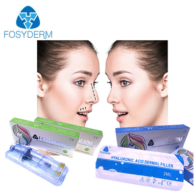 Fosyderm 2 ml Acido Ialuronico Riempitore Dermico Per Rughe Faciali Labbra mento Guance