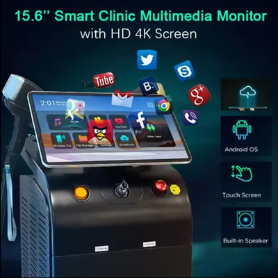 Laser di depilazione permanente Ultra-sottile schermo 4k 808nm diodo laser depilazione laser di titanio