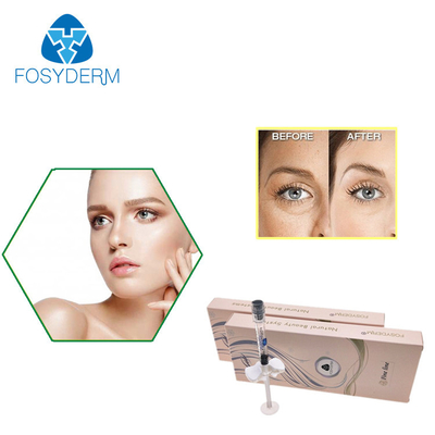 L'incrocio di Fosyderm ha collegato l'acido ialuronico della linea sottile del riempitore 2ml dell'ha per le grinze dell'occhio