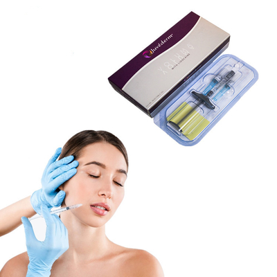 L'incrocio di Juvederm ultra 3 Voluma ha collegato il gel cutaneo acido ialuronico del riempitore
