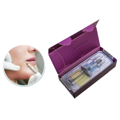 L'incrocio iniettabile del riempitore del labbro dell'ha Juvederm Voluma ha collegato le siringhe acide ialuroniche