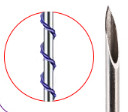 Rafforzamento assorbibile del corpo del filo di lifting facciale PDO della vite 26G 38mm di tornado