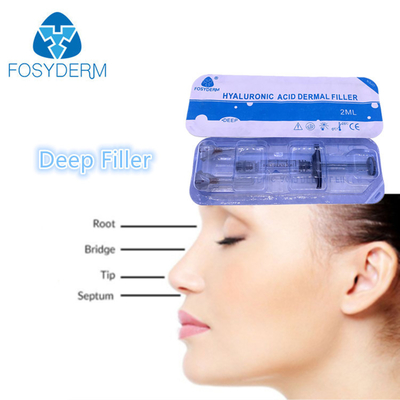 Riempitore profondo cutaneo del naso di Fosyderm 2Ml del riempitore dell'ha del gel dell'iniezione